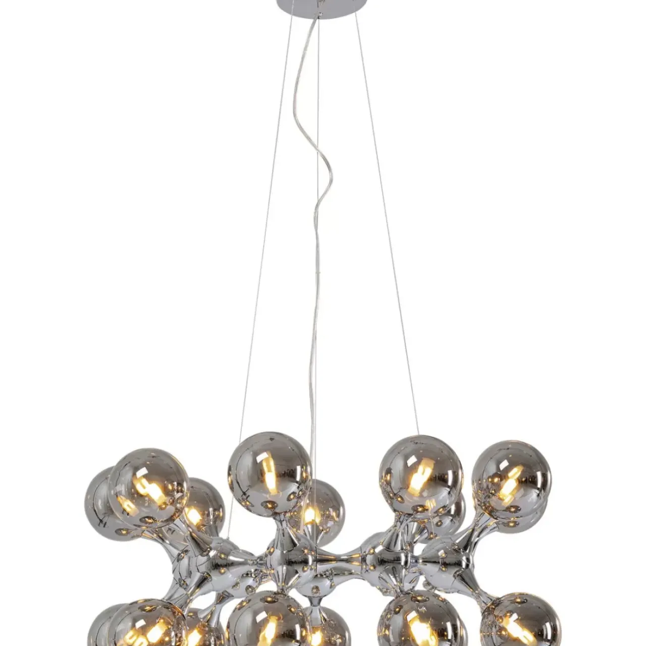 Hängeleuchten|KARE Design Hangeleuchte Atomic Balls Silber O74Cm
