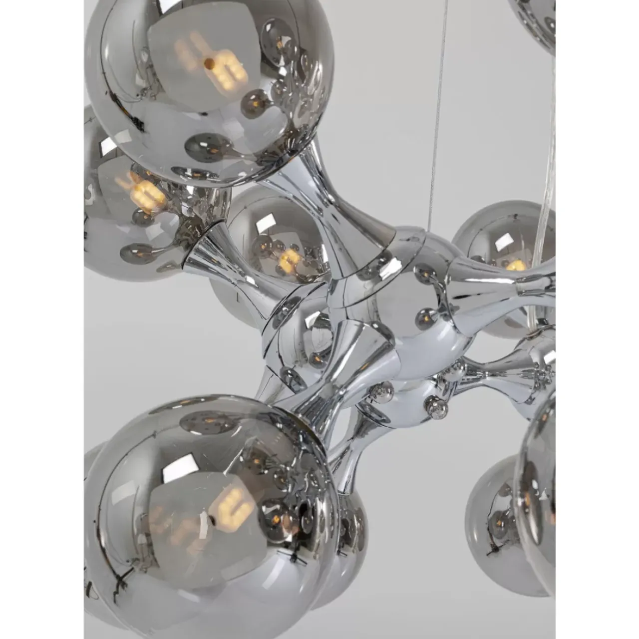 Hängeleuchten|KARE Design Hangeleuchte Atomic Balls Silber O74Cm