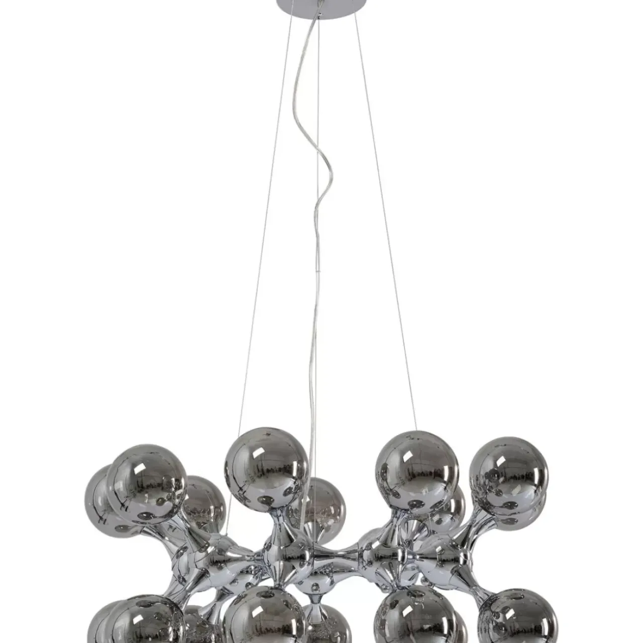 Hängeleuchten|KARE Design Hangeleuchte Atomic Balls Silber O74Cm