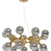 Hängeleuchten|KARE Design Hangeleuchte Atomic Balls Brass O74Cm