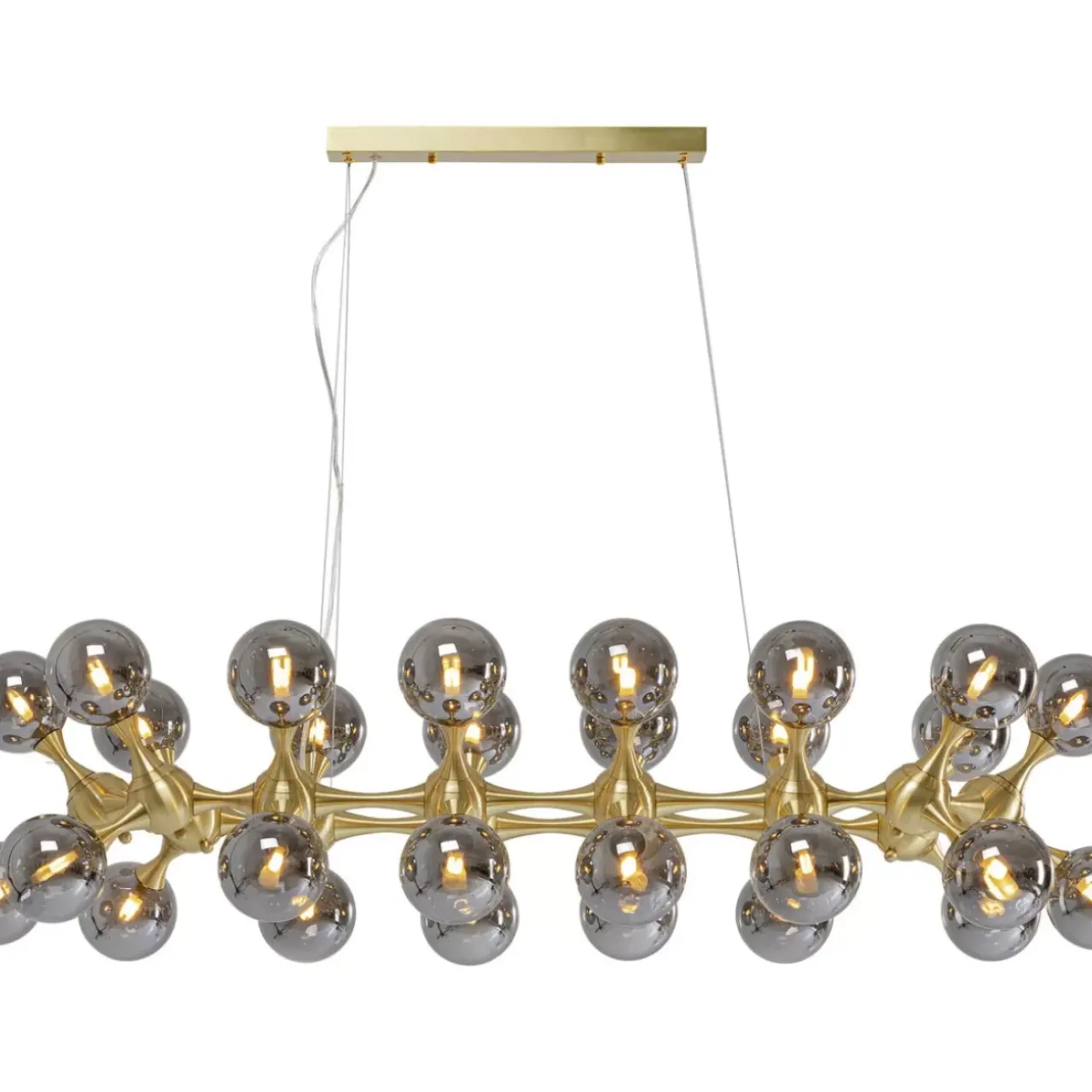 Hängeleuchten|KARE Design Hangeleuchte Atomic Balls Brass 140Cm