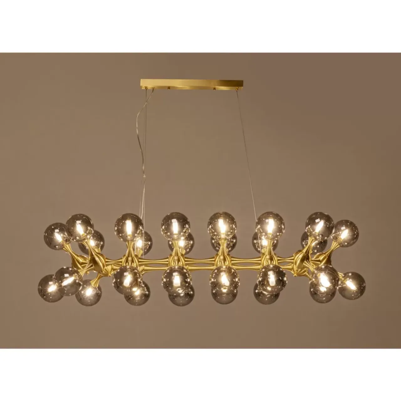 Hängeleuchten|KARE Design Hangeleuchte Atomic Balls Brass 140Cm