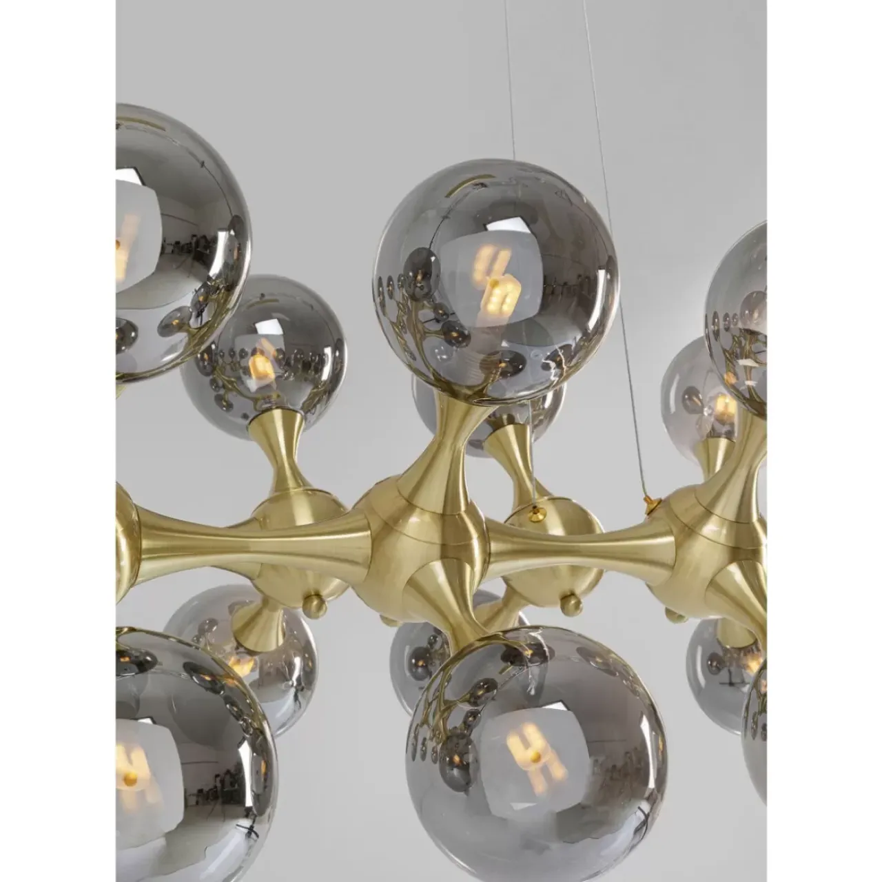 Hängeleuchten|KARE Design Hangeleuchte Atomic Balls Brass 140Cm