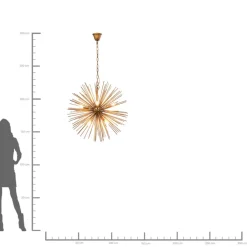 Hängeleuchten|KARE Design Hangeleuchte Beam Brass O72Cm