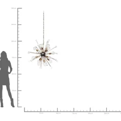 Hängeleuchten|KARE Design Hangeleuchte Crystal Bomb Brass O93Cm