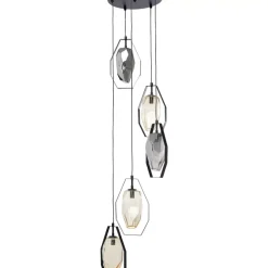 Hängeleuchten|KARE Design Hangeleuchte Diamond Fever Spiral Schwarz O42Cm