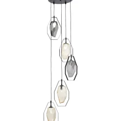 Hängeleuchten|KARE Design Hangeleuchte Diamond Fever Spiral Schwarz O42Cm