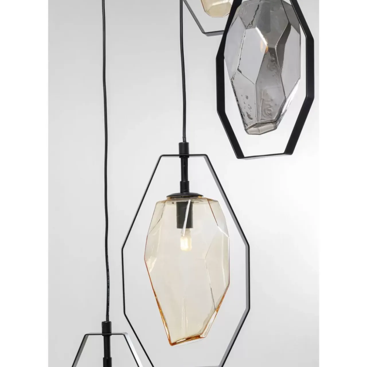 Hängeleuchten|KARE Design Hangeleuchte Diamond Fever Spiral Schwarz O42Cm