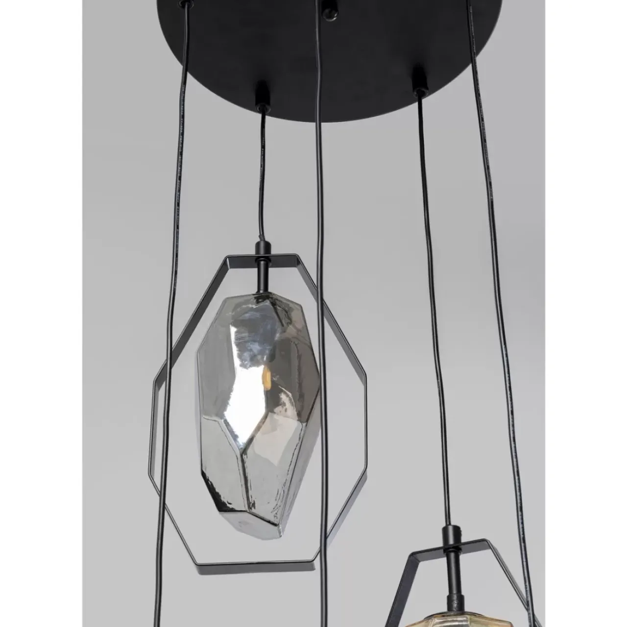 Hängeleuchten|KARE Design Hangeleuchte Diamond Fever Spiral Schwarz O42Cm