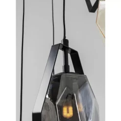 Hängeleuchten|KARE Design Hangeleuchte Diamond Fever Spiral Schwarz O42Cm