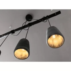 Hängeleuchten|KARE Design Hangeleuchte Dining Concrete Schwarz Tre