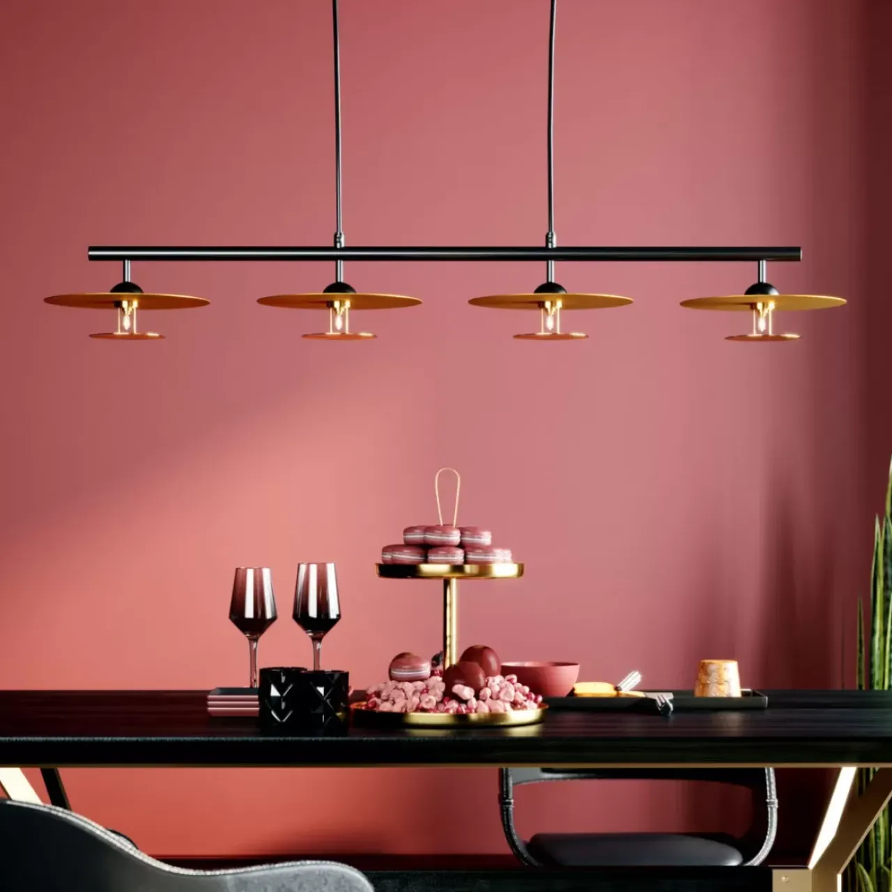 Hängeleuchten|KARE Design Hangeleuchte Disc Dining Quattro