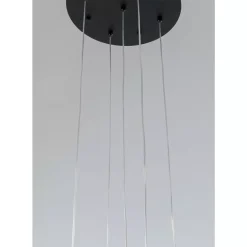 Hängeleuchten|KARE Design Hangeleuchte Frozen 5 Schwarz Matt O35Cm