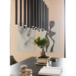Hängeleuchten|KARE Design Hangeleuchte Living Vegas Schwarz Matt Led 120Cm