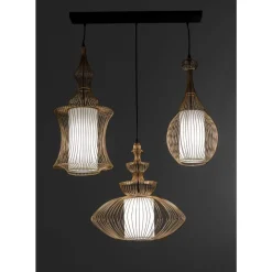 Hängeleuchten|KARE Design Hangeleuchte Swing Iron Tre Gold