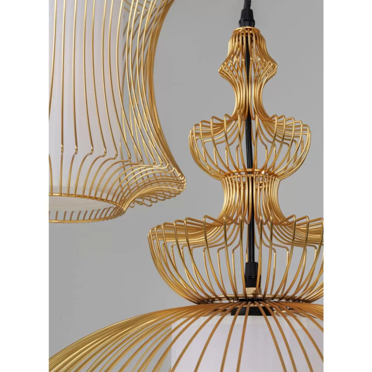 Hängeleuchten|KARE Design Hangeleuchte Swing Iron Tre Gold