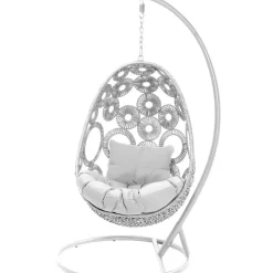 Outdoormöbel|KARE Design Hangesessel Ibiza Weiss