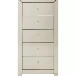 Kommoden & Sideboards|KARE Design Hochkommode Luxury Champagne 5 Schube