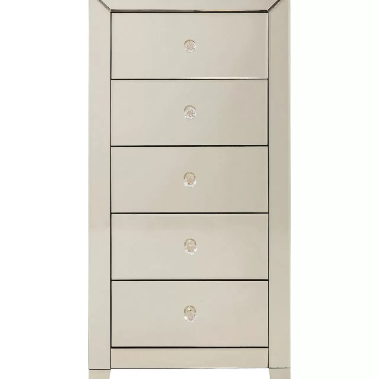 Kommoden & Sideboards|KARE Design Hochkommode Luxury Champagne 5 Schube
