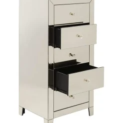 Kommoden & Sideboards|KARE Design Hochkommode Luxury Champagne 5 Schube