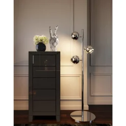 Kommoden & Sideboards|KARE Design Hochkommode Luxury Push 5 Schube Grau