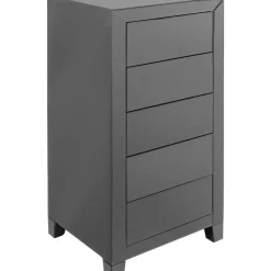 Kommoden & Sideboards|KARE Design Hochkommode Luxury Push 5 Schube Grau