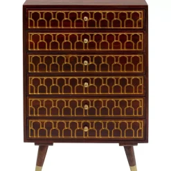 Kommoden & Sideboards|KARE Design Hochkommode Muskat 6 Schube