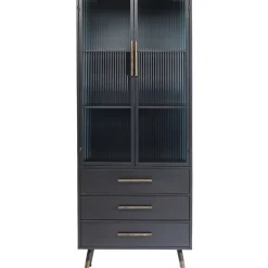 Regale|KARE Design Hochschrank La Gomera 2 Turen 3 Schube