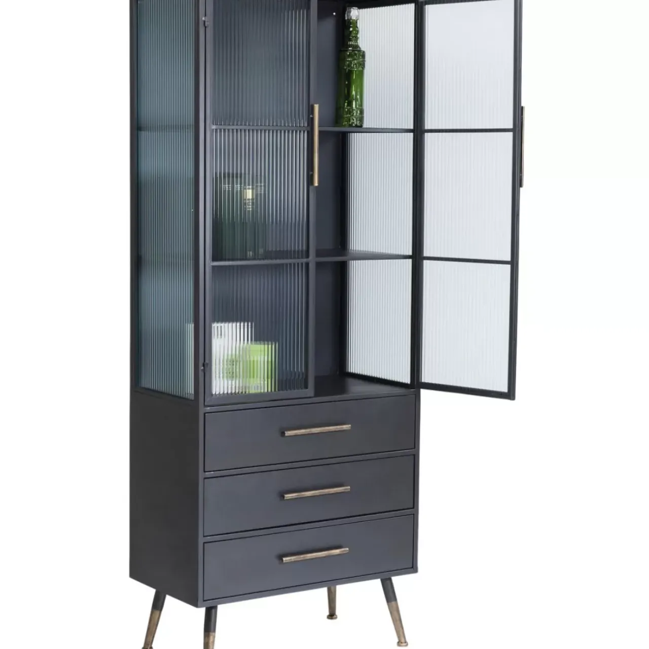 Regale|KARE Design Hochschrank La Gomera 2 Turen 3 Schube