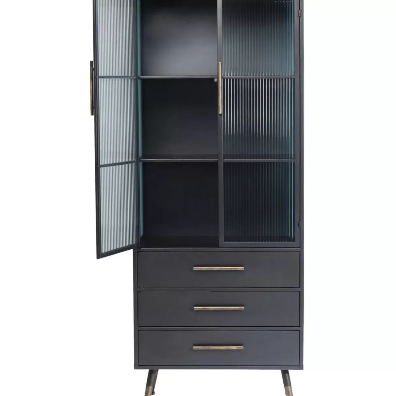 Regale|KARE Design Hochschrank La Gomera 2 Turen 3 Schube