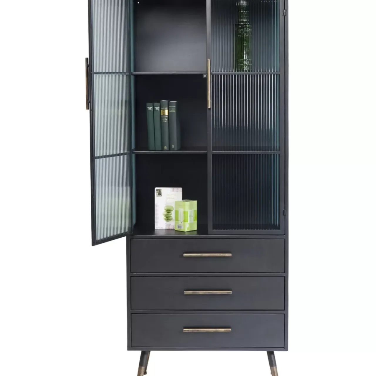Regale|KARE Design Hochschrank La Gomera 2 Turen 3 Schube