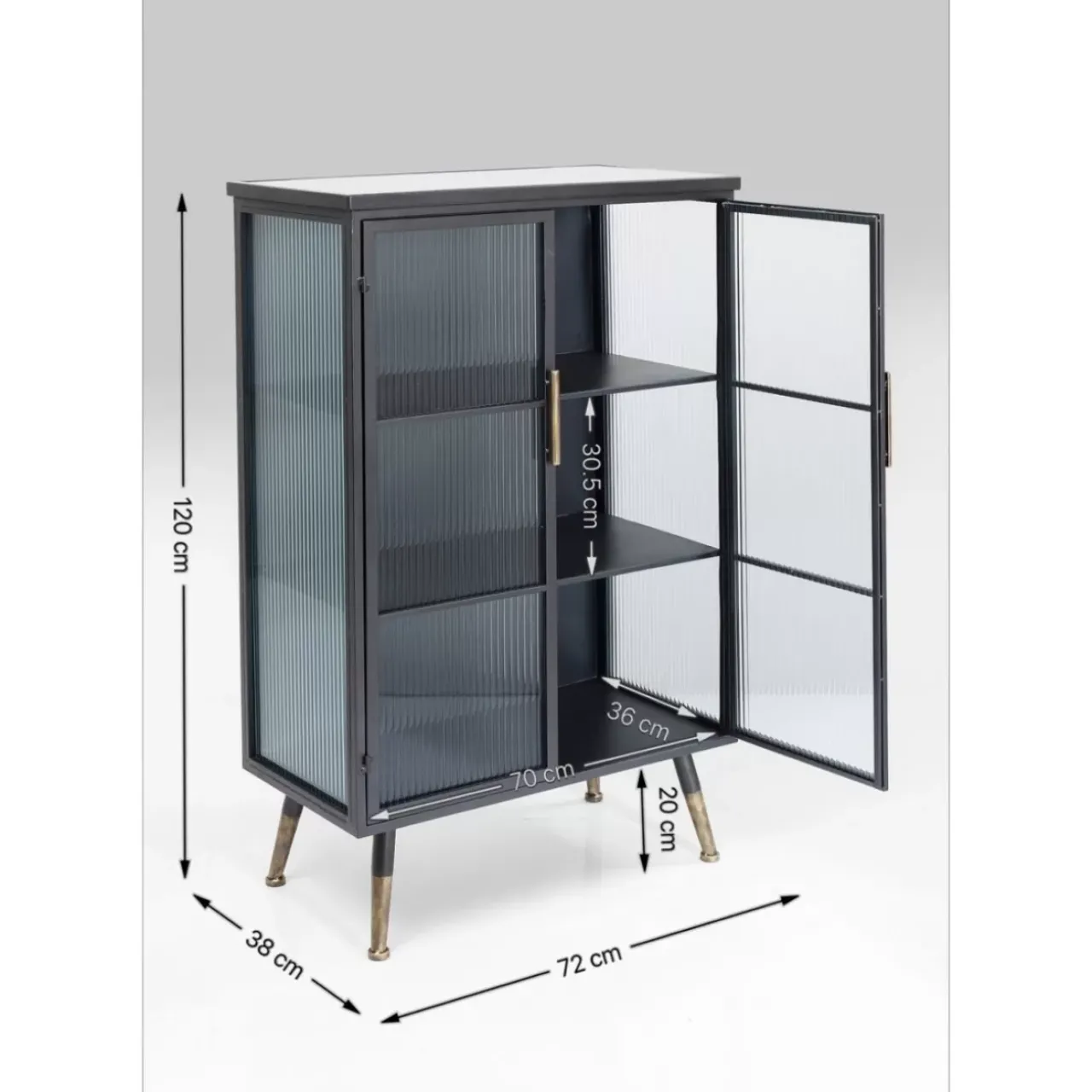 Regale|KARE Design Hochschrank La Gomera 2 Turen