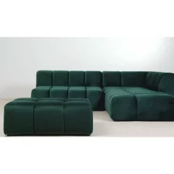 Sitzbänke|KARE Design Hocker Belami Velvet Dunkelgrun 105X70Cm