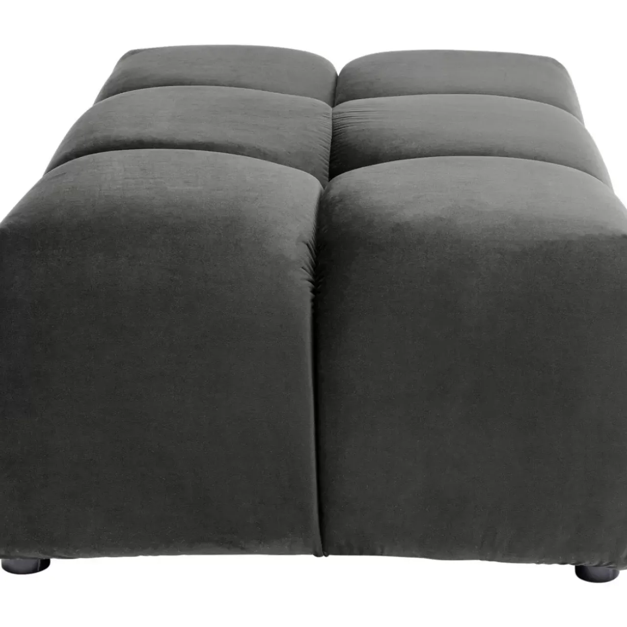 Sitzbänke|KARE Design Hocker Belami Velvet Grau 105X70Cm