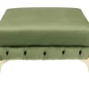 Sitzbänke|KARE Design Hocker Bellissima Velvet Grun 80
