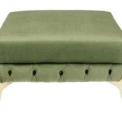 Sitzbänke|KARE Design Hocker Bellissima Velvet Grun 80