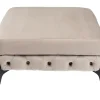 Sitzbänke|KARE Design Hocker Bellissima Velvet Beige 80Cm
