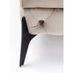 Sitzbänke|KARE Design Hocker Bellissima Velvet Beige 80Cm