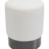 Sitzbänke|KARE Design Hocker Cherry Boucle Creme Smoke O35Cm