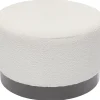 Sitzbänke|KARE Design Hocker Cherry Boucle Creme Smoke O55Cm