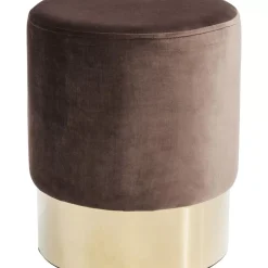 Sitzbänke|KARE Design Hocker Cherry Braun Brass O35Cm