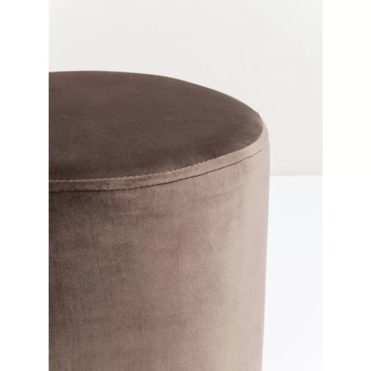 Sitzbänke|KARE Design Hocker Cherry Braun Brass O35Cm