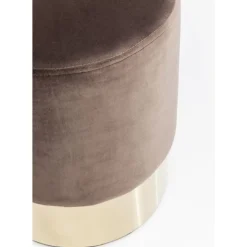 Sitzbänke|KARE Design Hocker Cherry Braun Brass O35Cm