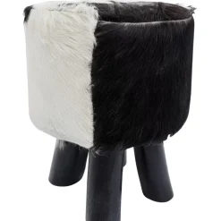 Sitzbänke|KARE Design Hocker Flint Stone Schwarz O35Cm