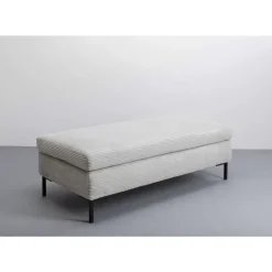 Sitzbänke|KARE Design Hocker Gianni Cord Grau