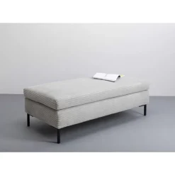 Sitzbänke|KARE Design Hocker Gianni Cord Grau