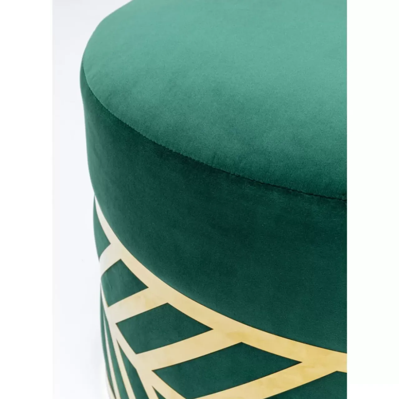Sitzbänke|KARE Design Hocker Jenna Grun O61Cm