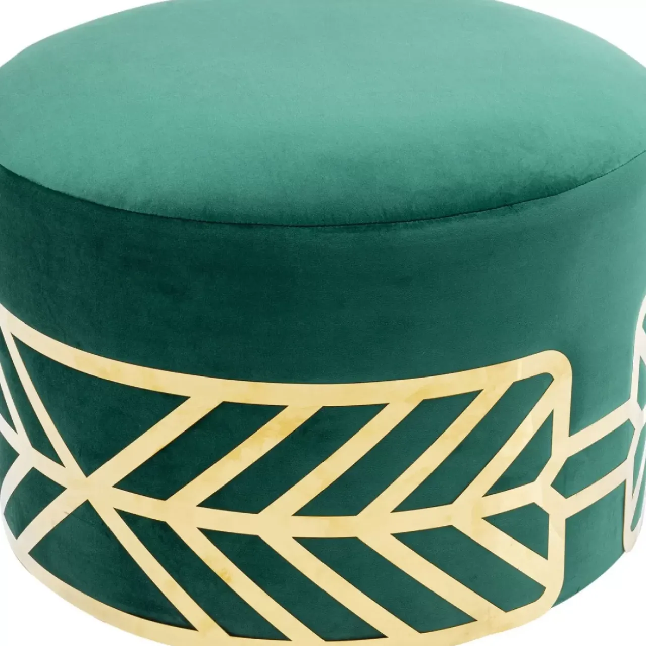 Sitzbänke|KARE Design Hocker Jenna Grun O61Cm