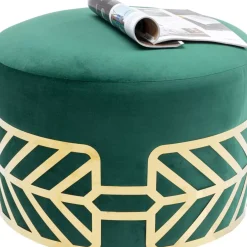 Sitzbänke|KARE Design Hocker Jenna Grun O61Cm
