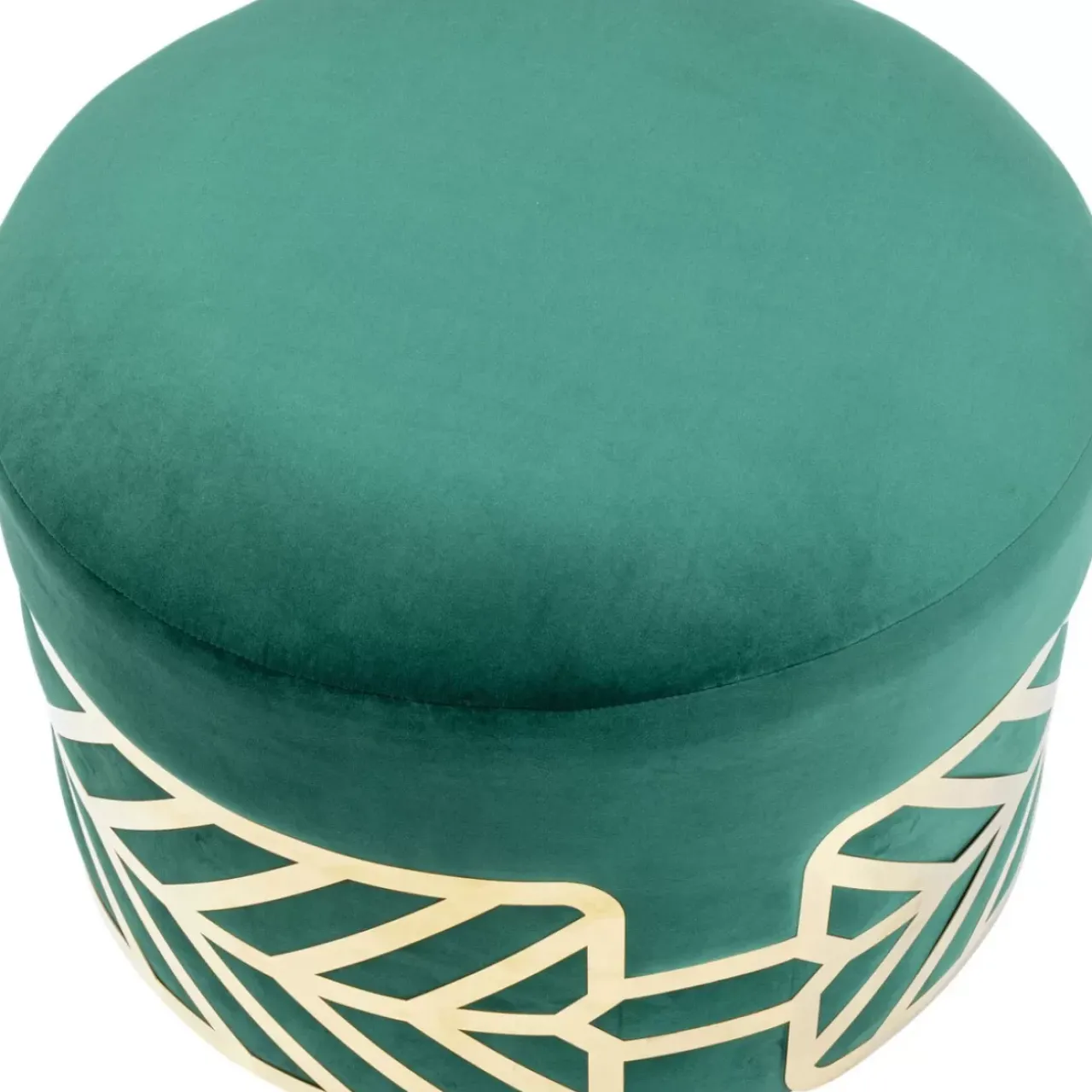 Sitzbänke|KARE Design Hocker Jenna Grun O61Cm